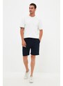 Trendyol Navy Blue-Stone Basic Regular/Normal Cut 2-Pack Shorts