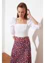 Dámský crop top Trendyol Ruffle detailed