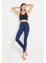 Trendyol Navy Blue Push-Up Full Length Knitted Sports Leggings