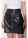 Dámská sukně Trendyol Leather