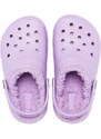 Dětské boty Crocs CLASSIC LINED fialová