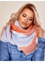 ITALY MODA ORANŽOVO-MODRÝ ŠÁTEK -ORANGE-BLUE Oranžová