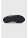 Kožené kotníkové boty Blundstone 510 dámské, černá barva, na plochém podpatku