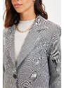 Trendyol Jacket - Gray - Regular fit