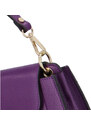 Dámská kožená kabelka přes rameno fialová - ItalY Amanda fialová