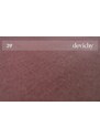 Růžová sametová rohová pohovka DEVICHY Chloe 288 cm, pravá