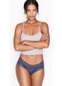 Victoria´s Secret Victoria's Secret krajkové kalhotky Stretch Cotton Lace-waist Cheeky Panty