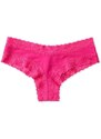 Victoria´s Secret Victoria's Secret krajkové kalhotky Stretch Cotton Lace-Trim Cheeky Panty