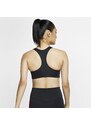 Nike Swoosh Womens Medium-Support 1-Piece Pad Sports Bra BLACK