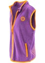 Pidilidi dívčí vesta propínací fleezová, Pidilidi, PD1120-06, fialová