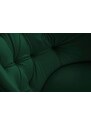 Smaragdově zelená sametová jídelní židle MICADONI NISSI