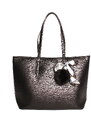 Černá velká elegantní kabelka na rameno FLORA&CO F2508