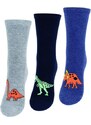 Ponožky chlapecké - DINO - 3 páry