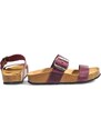 Dámské kožené sandály Plakton 343004 fialová