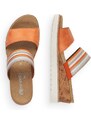 Dámské nazouvací pantofle Remonte R6154 oranžová