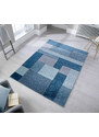 Flair Rugs koberce Kusový koberec Hand Carved Cosmos Denim Blue - 80x150 cm