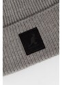 Čepice Kangol šedá barva, z tenké pleteniny, K3020ST.LF069-LF069