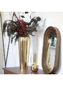 Zlatá kovová váza Kave Home Catherine 64,5 cm