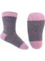 Dětské bavlněné ponožky Emel - Černo-Růžové - 100-76