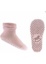 Dětské bavlněné protiskluzové ponožky Emel - Bledá Růžová