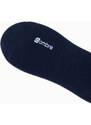 Ombre Clothing Pánské ponožky na nohy 3-pack - tmavě modré V1 OM-SOSS-0103