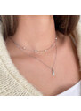 Dámský stříbrný náhrdelník SHARON