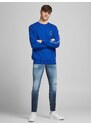 Modré skinny fit džíny Jack & Jones Liam - Pánské