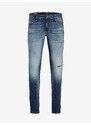 Modré skinny fit džíny Jack & Jones Liam - Pánské