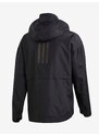 Černá pánská lehká bunda s kapucí adidas Performance Urban Wind. - Pánské