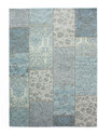 Flair Rugs koberce AKCE: 120x170 cm Kusový koberec Manhattan Patchwork Chenille Duck Egg - 120x170 cm