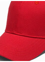 Ombre Clothing Pánská kšiltovka - červená H086