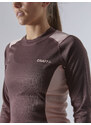 Dámský termo set CRAFT Core Dry Baselayer fialová