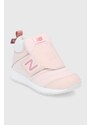 Dětské boty New Balance pruhledná barva