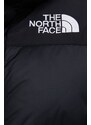 Péřová bunda The North Face HMLYN DOWN pánská, černá barva, zimní, NF0A4QYXJK31