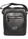 Pánská pevnější crossbody taška Coveri World CW2180 černá | KabelkyproVas.cz