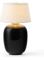 Audo CPH Černá keramická přenosná mini stolní lampa AUDO TORSO 20 cm