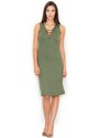 Figl Woman's Dress M487 Olive