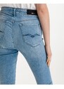 Modré dámské skinny fit džíny Replay Luzien Jeans - Dámské