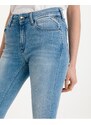 Modré dámské skinny fit džíny Replay Luzien Jeans - Dámské