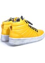 Vyšší dámská kotníková obuv sportovního vzhledu La Pinta 0105-728 žlutá