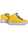 Vyšší dámská kotníková obuv sportovního vzhledu La Pinta 0105-728 žlutá