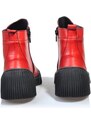 Dámská kotníková obuv s robustní podešví Iberius 3100 červená