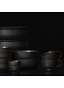 Audo CPH Set dvou tmavě hnědo šedých porcelánových misek AUDO NEW NORM 25 cm