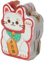 Stlačený cestovní ručník v tabletě s kočkou Maneki Neko