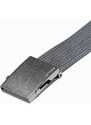 Ombre Clothing Látkový pásek v tmavě šedé barvě A376