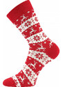 LONKA vánoční ponožky Elfi červená