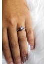 OLIVIE Stříbrný zásnubní prsten PRINCESS 5359