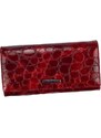 ELOAS Kožená červená dámská peněženka v dárkové krabičce