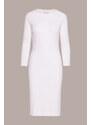 Bílé úpletové šaty Compagnia Italiana