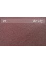 Růžová sametová třímístná rozkládací pohovka DEVICHY Rothe 256 cm